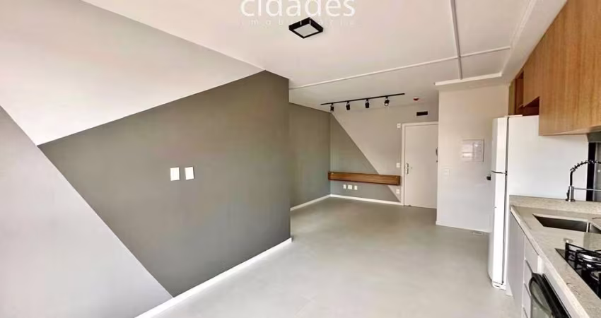 Apartamento semimobiliado para aluguel de 1 dormitório bem localizado na Trindade, Florianópolis