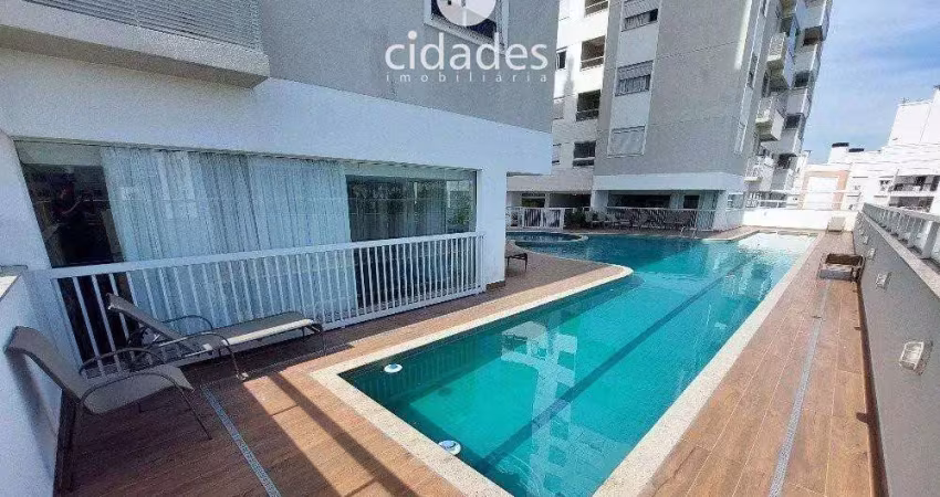 Lindo apartamento mobiliado à venda, 'porteira fechada' – abraão, florianópolis