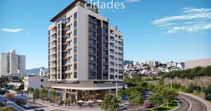 Lançamento no estreito, apartamentos na planta de 1 e 2 dormitórios próximo a ponte hercílio luz junto ao centro