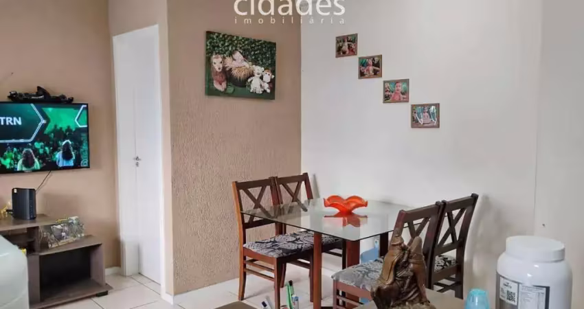 Condomínio clube em palhoça - apartamento de 2 dormitórios e sacada com churrasqueira