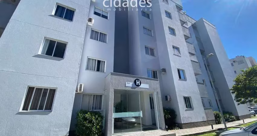 Locação de apartamento 2 dormitórios com garagem bairro bela vista, palhoça