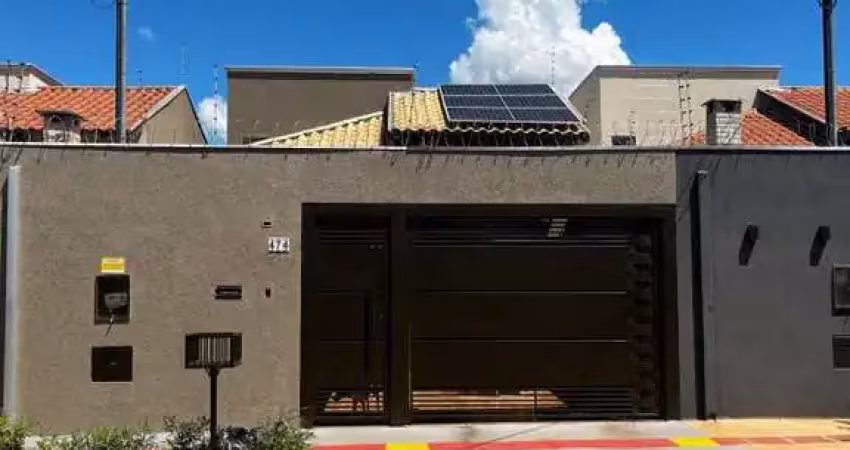 Casa para venda em campo grande, parque residencial rita vieira, 2 dormitórios, 1 suíte, 2 banheiros, 2 vagas