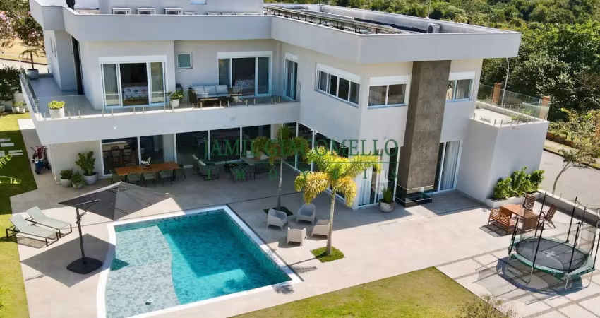 Casa em condomínio a venda no alphaville jundiaí i - 6 suítes - at: 1.108,00m² e ac: 608,00m²