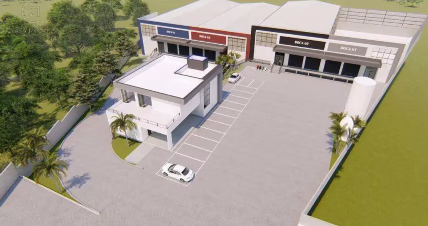Barracão para alugar em cambé, distrito industrial doutor jehovah almeida gomes, com 1020.57 m²
