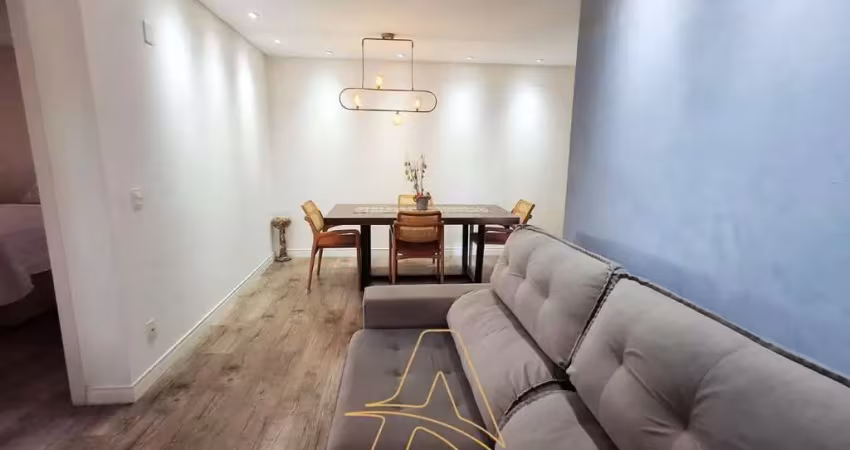 Charmoso apartamento semimobiliado com 02 dormitórios no bairro salto do norte