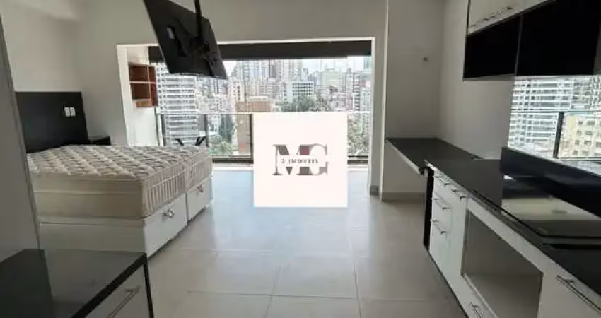 Imperdível oportunidade Apartamento studio mobiliado à venda ou locação na Vila Mariana, São Paulo-SP, 1 quarto, 1 banheiro, 1 vaga, 37,00m².