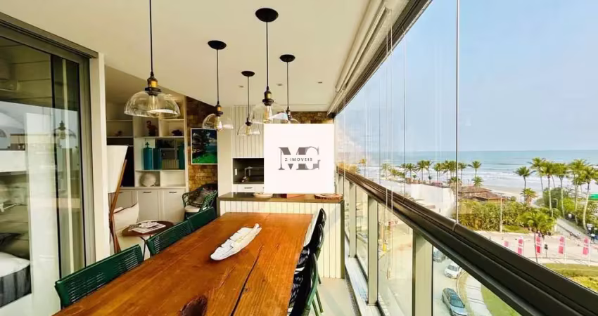 Apartamento à venda na Riviera modulo5, Bertioga-SP: 2 quartos, 1 suíte, 2 salas, 2 banheiros, 1 vaga e 85m²! pé na areia, porteira fechada