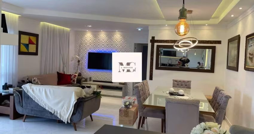 Apartamento Condominio Essence à venda ou locação em Mogi das Cruzes-SP, no Jardim Marica: 3 quartos, 3 suítes, 3 salas, 4 banheiros, 2 vagas, 124m².