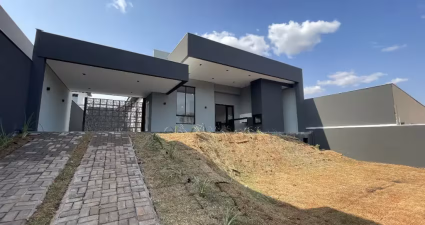 Casa térrea contemporânea com vista panorâmica à venda na zona sul de londrina – 215m² em terreno de 500m²