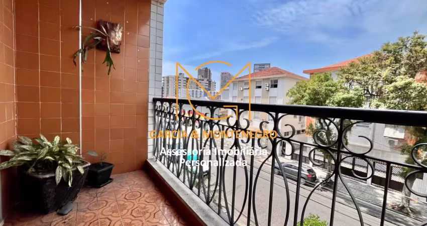 Apartamento 3 dormitórios e 1 vaga de garagem - embaré - santos - sp