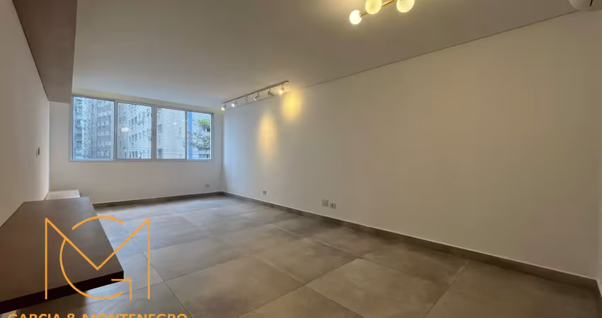Apartamento frente a praia com 3 dormitórios (1 suíte) 1 vaga - gonzaga - santos - sp