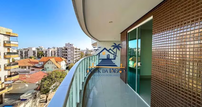 Apartamento com 3 dormitórios para alugar, 130 m² por r$ 6.500,00/mês - vila nova - cabo frio/rj