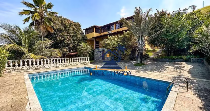 Casa com 7 dormitórios à venda, 500 m² por r$ 940.000,00 - parque tamariz - iguaba grande/rj