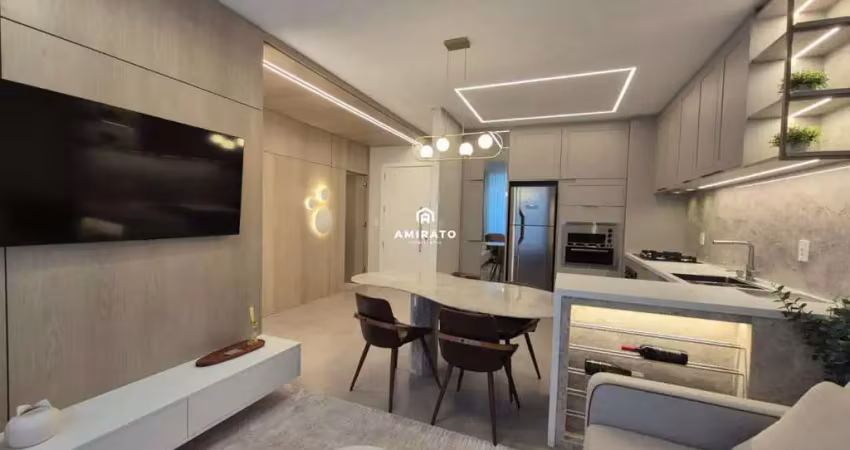 Apartamento à venda no centro de farroupilha: mobiliado, churrasqueira e área de lazer