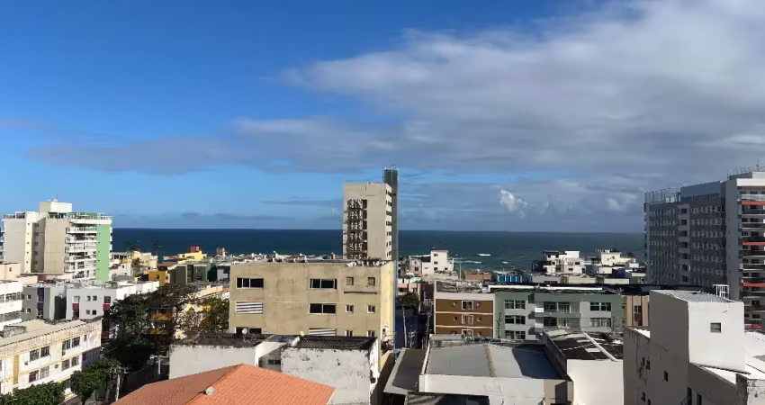 2/4 mais gabinete, nascente, vista mar, localização privilegiada.