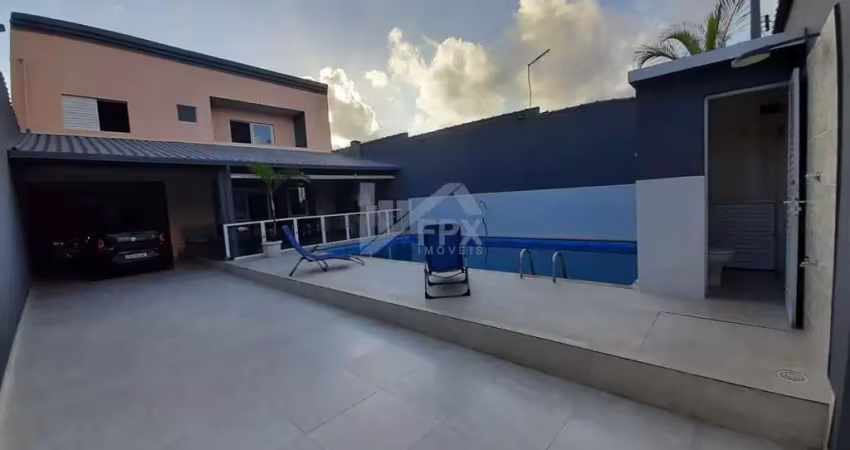 Casa para Venda em Itanhaém, Balneário Jequitibá, 6 dormitórios, 2 suítes, 2 banheiros, 8 vagas