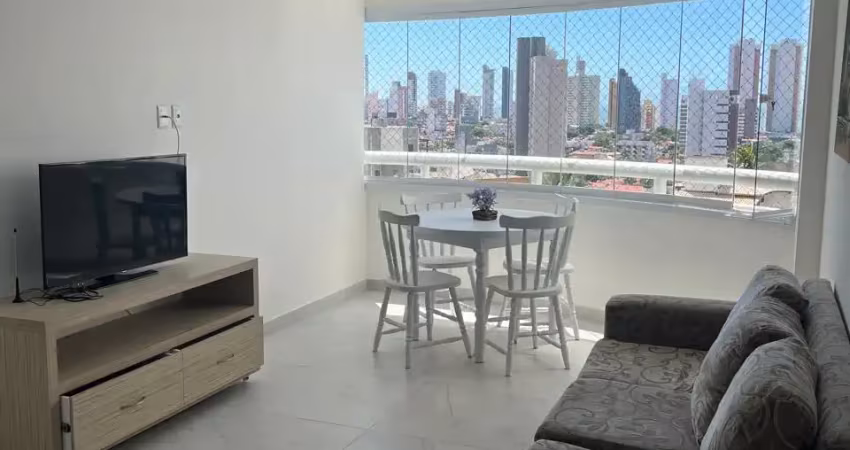 Apartamento 2q (1 suíte) – andar alto com vista mar – condomínio estrela do atlântico – ponta negra