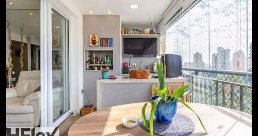 Apartamento com Varanda Gourmet - 130 m² -1 Quarto sendo suíte – 2 vagas de garagem -Vila Suzana – SP - por R$ 1.250.000
