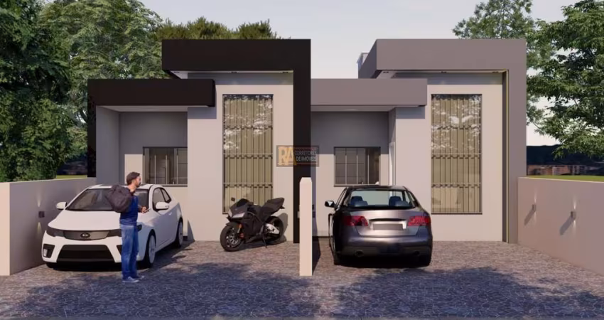 Casa para Venda em Foz do Iguaçu, Loteamento Vila Maria, 2 dormitórios, 1 suíte, 1 banheiro, 2 vagas