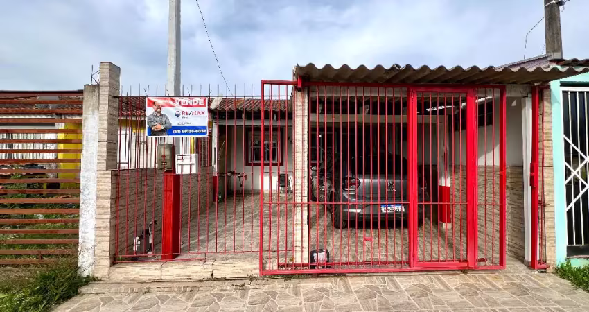 Casa térrea com 60m2 de 2 dormitórios e garagem coberta em esteio!!!