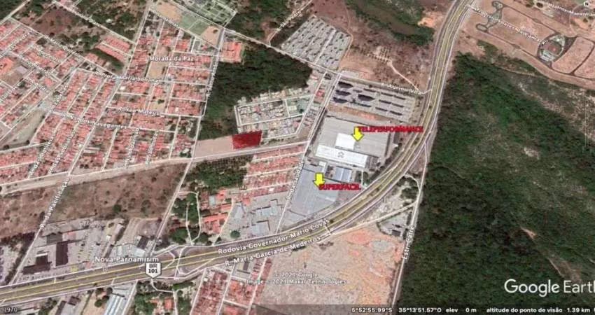 Terreno à venda, 4613 m² por R$ 2.500.000,00 - Emaús - Parnamirim/RN