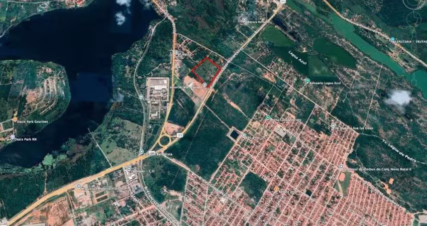 Área à venda, 60000 m² por r$ 3.600.000,00 - jardins - são gonçalo do amarante/rn