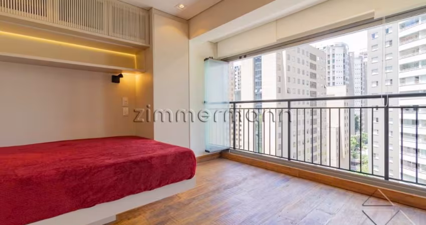 Apartamento com 1 quarto à venda na Alameda Iraé, --, Moema, São Paulo