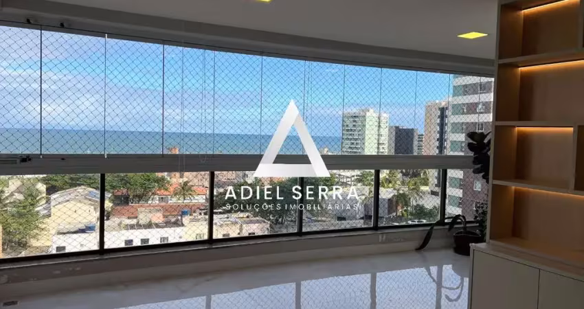 Jardim Armação | Vista mar | 3 Quartos | 1 Suíte | 104m² | Nascente |  Varanda integrada | 2 vagas