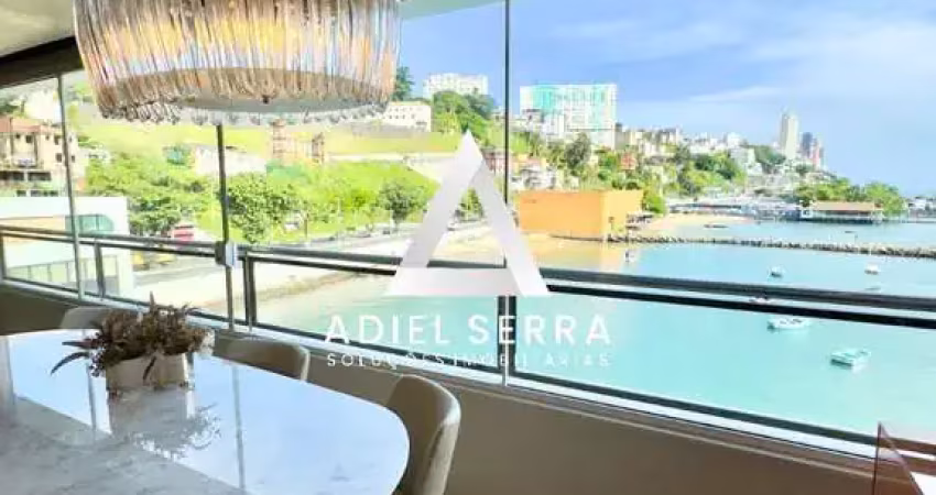 Porto trapiche | altíssimo padrão | vista baía de todos os santos | 2 suítes | 110m² | finamente mobiliado | automação residencial |