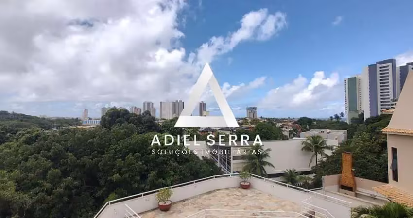 Colina A | Patamares | Vista Mar | 4/4 | 2 Suítes |345m² | Dependência completa |  Varanda Gourmet | 2 Vagas | Total infraestrutura de lazer