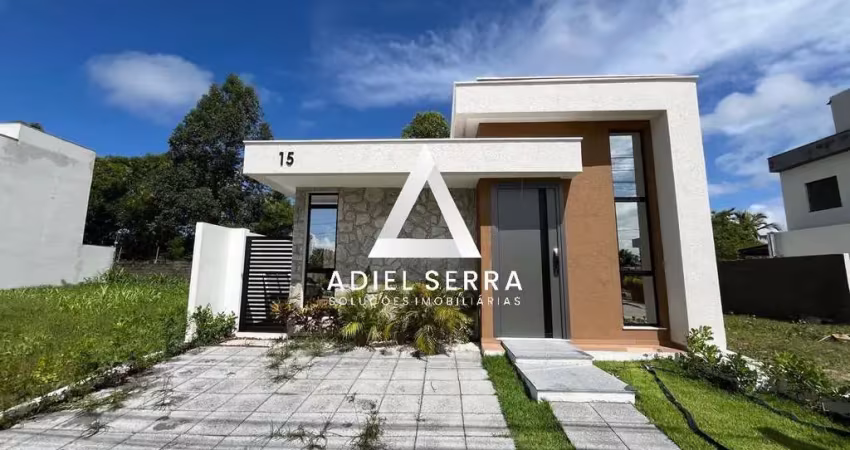 Villa florença | casa térrea | 3/4 com suíte | 85m² | nascente | nunca habitada | gourmet | 2 vagas