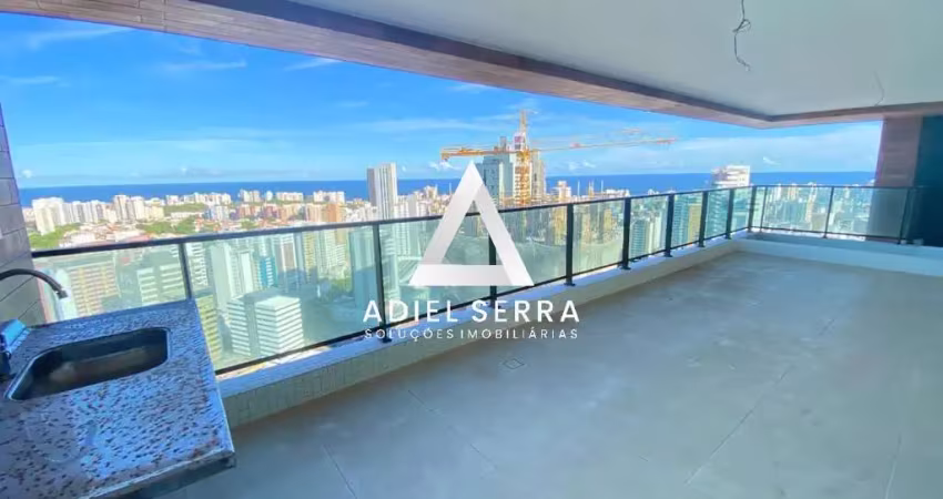 Caminho das árvores - 210m² - nascente - vista mar - andar altíssimo - 3 suítes - varandão gourmet - despensa - dependência completa - 4 vagas