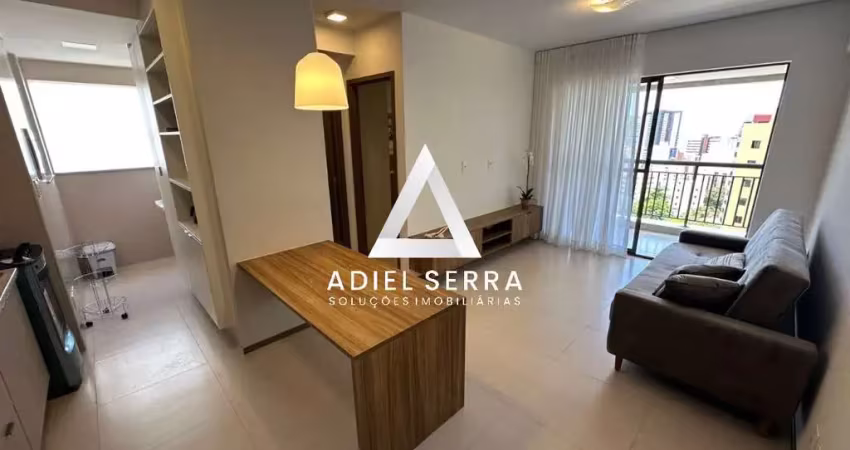 Itaigara - 45m² - PORTEIRA FECHADA - Nascente - Ventilado - Andar alto - 1 quarto e sala - Varanda - Climatizado - Armários - 1 vaga