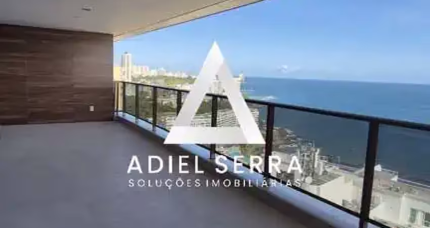 Morro Ipiranga - Barra - 209m² - Andar alto - 4 suítes - Lavabo - Dependência completa - Varandão Gourmet - Master c/ varanda - 3 vagas