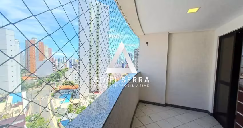 Pituba - 88m² -- 3 quartos sendo 1 suíte - nascente - ventilado - varanda - armários - área de serviço - 3 banheiros - 2 vagas