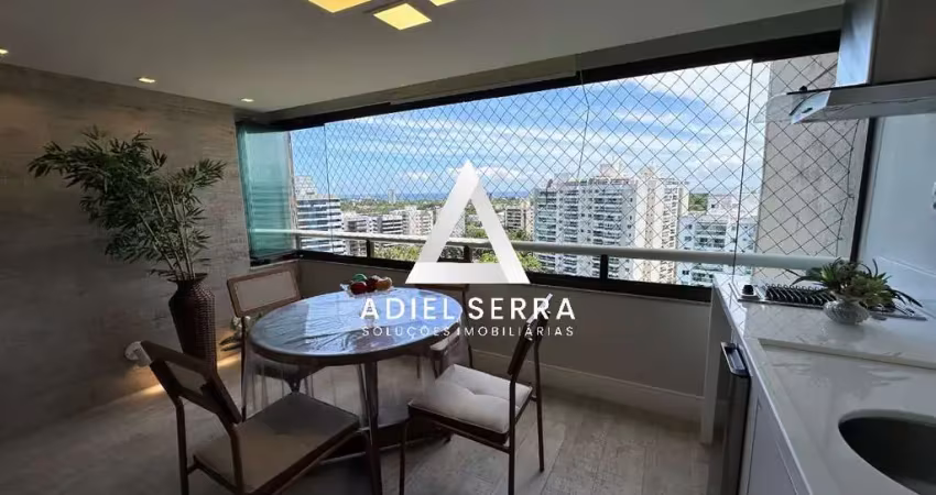 Alphaville Salvador - 107m² - Nascente - Ventilado - Andar alto - Vista mar - 3 quartos sendo 2 suítes - Varanda Gourmet - Varanda - 2 vagas