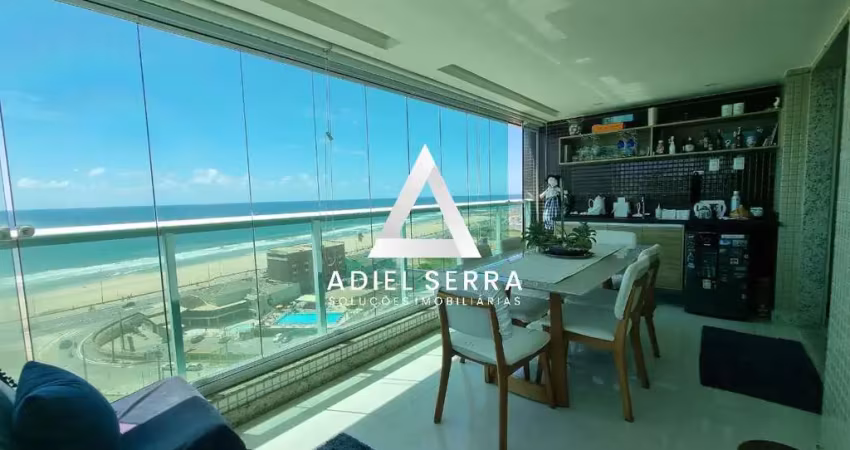 Armação - 112m² - andar alto - nascente - frente mar - 3 quartos sendo 1 suíte - varanda gourmet - móveis planejados - climatizado - 3 vagas