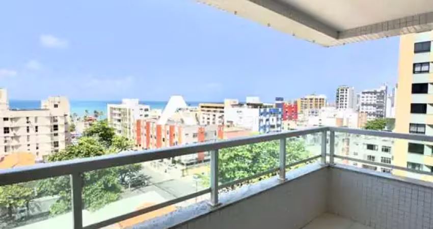 Spazio Pituba - 86m² - 2 quartos - 1 suíte - Vista mar frontal - Varanda - Armários - Varanda - 3 banheiros - 1 vaga