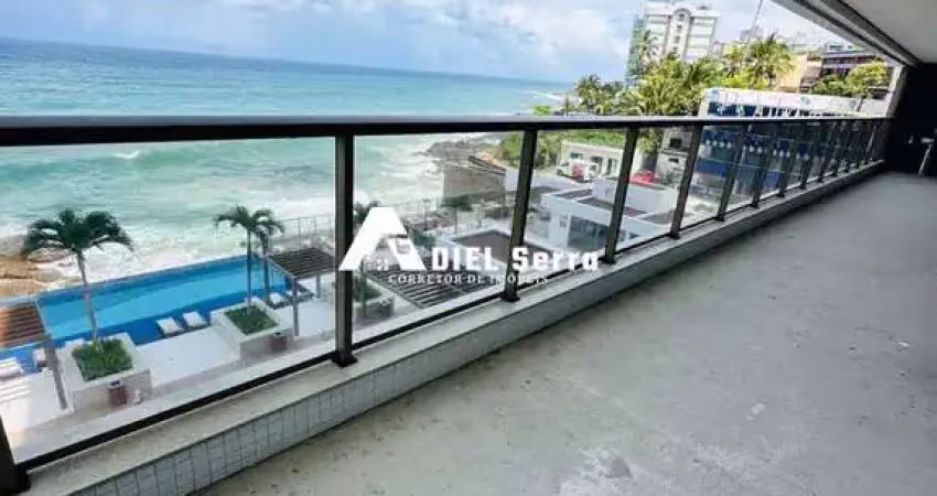 Ondina - 303m² - porteira fechada - vista mar total - 4 suítes - armários - móveis - 4 vagas