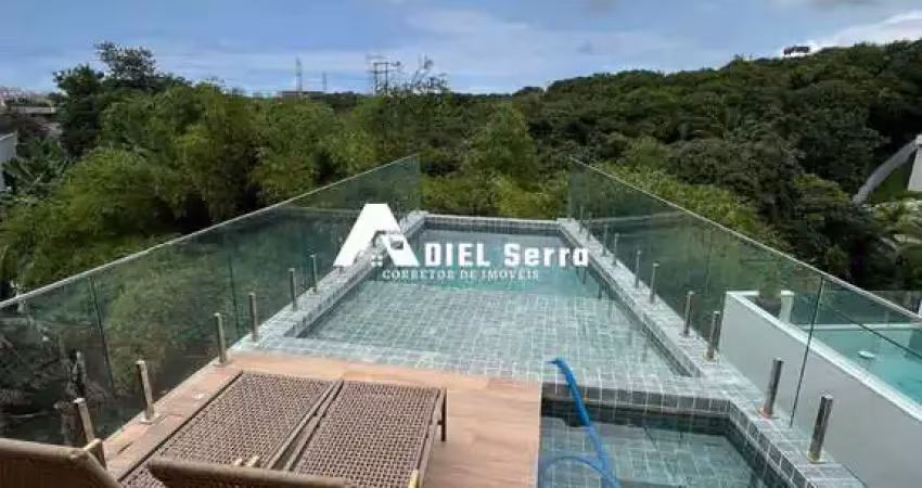 Alphaville Salvador 02 - Casa com 04 suítes - Recém construída - Energia Solar - Poço - Nascente - Armários - Piscina e área gourmet
