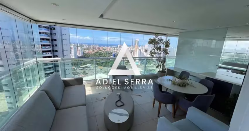 Locação - caminho das árvores | 2/4 com suíte | 115m² | vista mar | fino acabamento | total infraestrutura de lazer