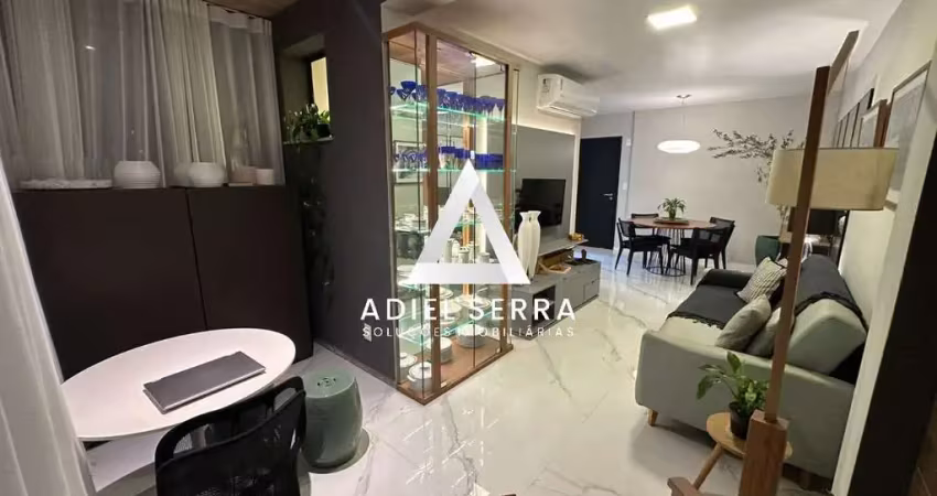 Locação | caminho das árvores | 2 quartos | 1 suíte | 60m² | 2 vagas | mobiliado | fino acabamento