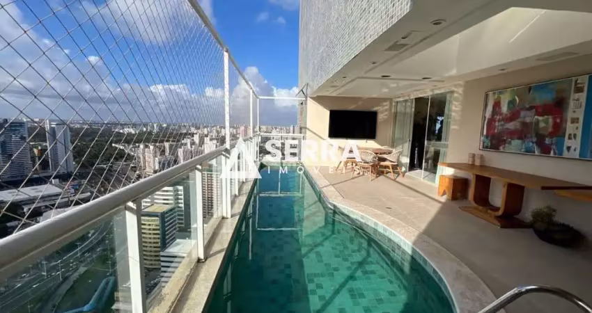 Condomínio edifício amazon | cobertura duplex | 323m² | 3 suítes | piscina privativa + 6 vagas | total infraestrutura