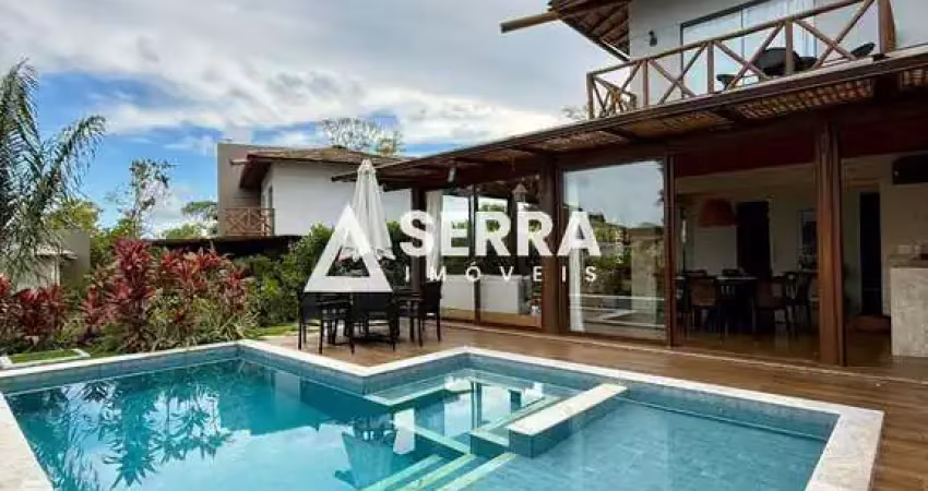 Praia do forte | casa alto padrão | 165m² | 3 suítes | decoração de luxo | total infraestrutura de lazer