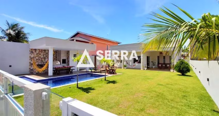 Vilas do jacuípe | casa 3 suítes | 170m² ac | 420m² terreno | piscina | total infraestrutura de lazer