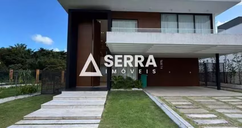 Alphaville litoral norte | casa alto padrão | 4 suítes | 335 m² | total infraestrutura de lazer