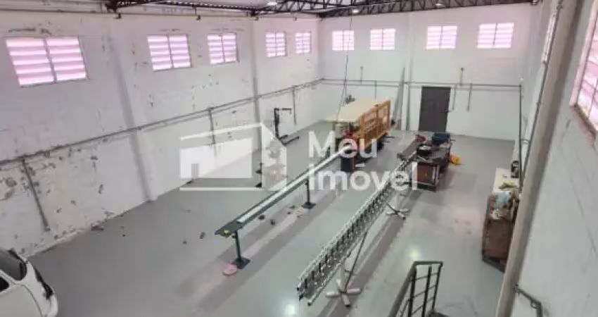 Galpão comercial 285m² com escritório e pé-direito alto – parque santos dumont