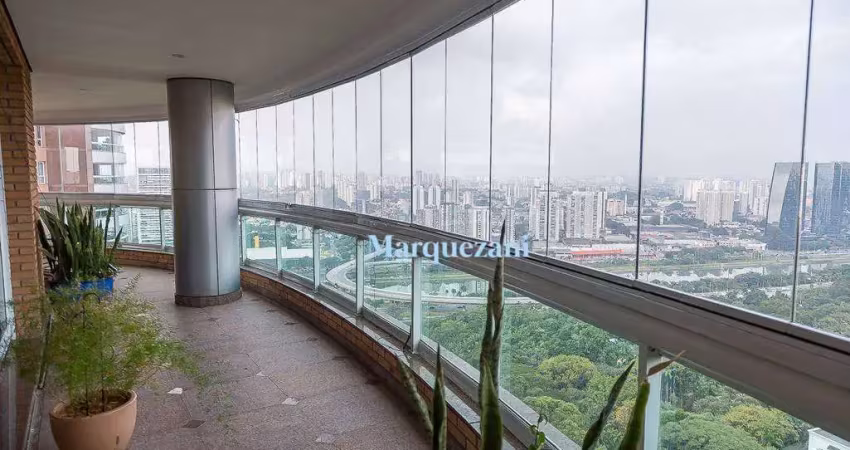Apartamento com 4 dormitórios, 370 m² - venda por r$ 5.000.000,00 ou aluguel por r$ 27.963,00/mês - panamby - são paulo/sp