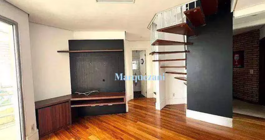 Cobertura com 2 dormitórios, 110 m² - venda por r$ 1.500.000 ou aluguel por r$ 7000/mês - vila madalena - são paulo/sp
