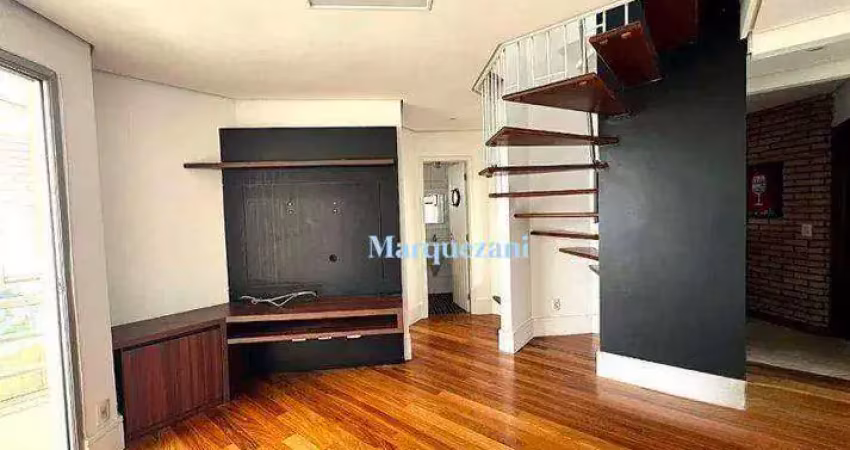 Cobertura com 2 dormitórios, 110 m² - venda por r$ 1.500.000 ou aluguel por r$ 7000/mês - vila madalena - são paulo/sp